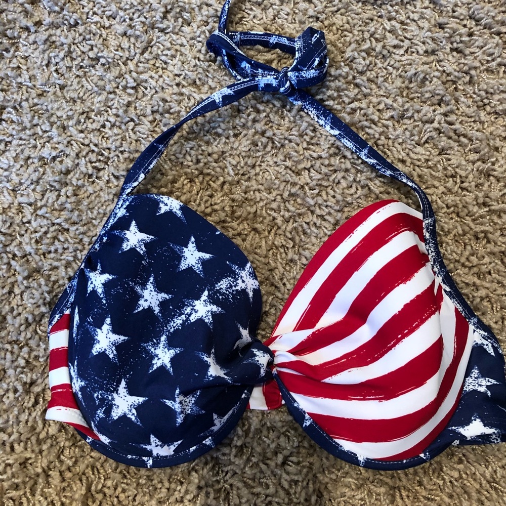 Patriotic bikini top